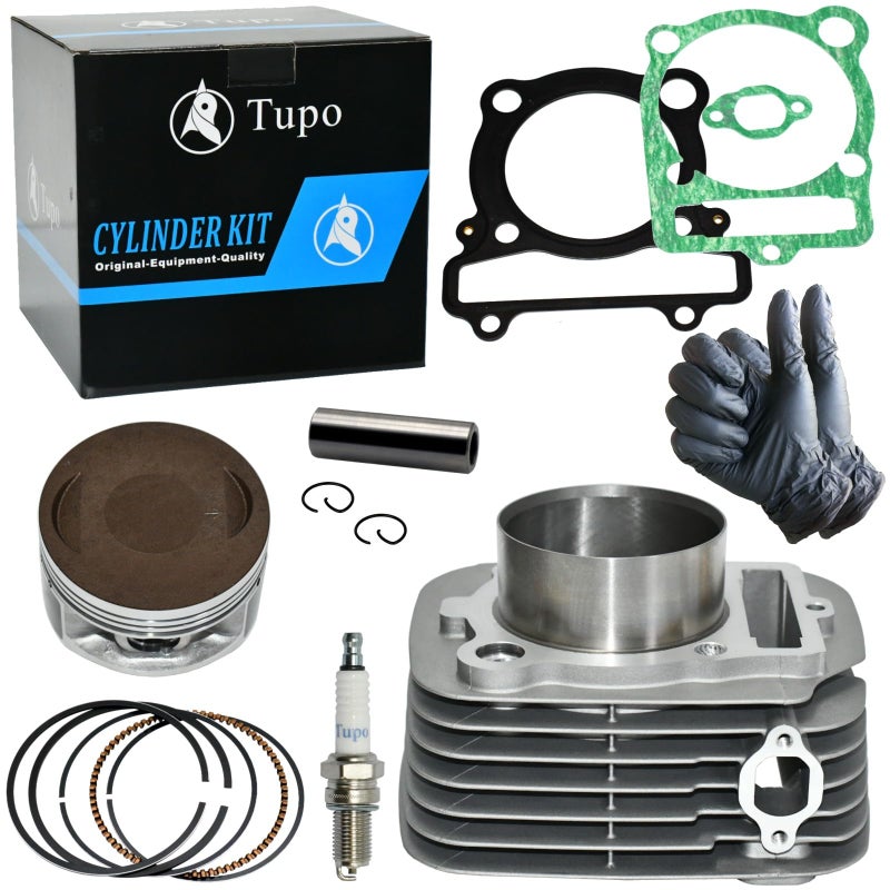 Tupo 348cc 83mm Cylinder Piston Ring Gasket Top End Rebuild Kit Compatible with YAMAHA YFM350 Big Bear 350 Bruin350 Grizzly350 Moto4 350 Raptor350 Wolverine350 Warrior350 19872014